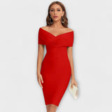 Ofélia – Elegantna haljina s V-izrezom