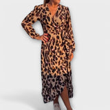 Emília - Haljina sa leopard uzorkom za svakodnevno nošenje