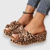 Mila | Udobne slip-on sandale s mašnom