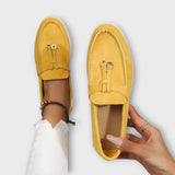 Gamira | Elegantna bež loafer obuća za udobnost