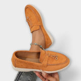 Gamira | Elegantna bež loafer obuća za udobnost