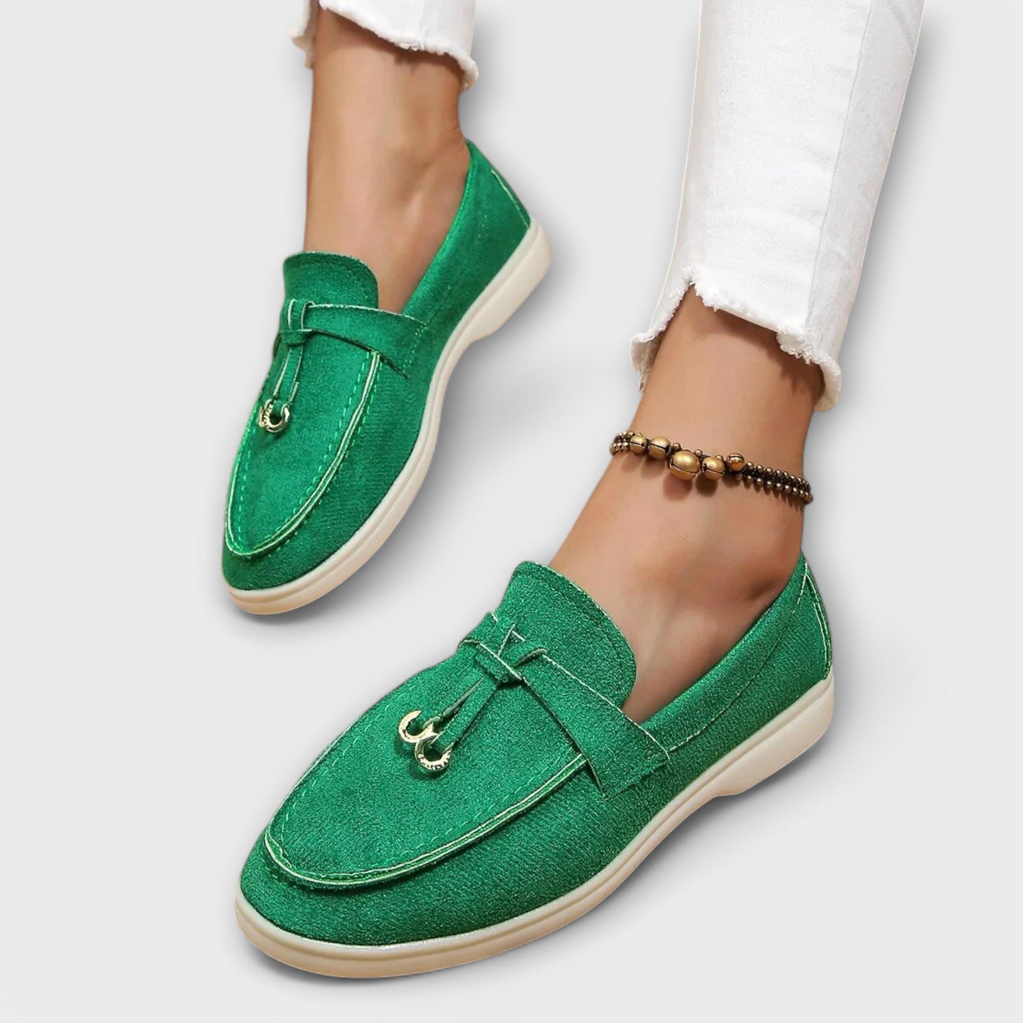 Gamira | Elegantna bež loafer obuća za udobnost