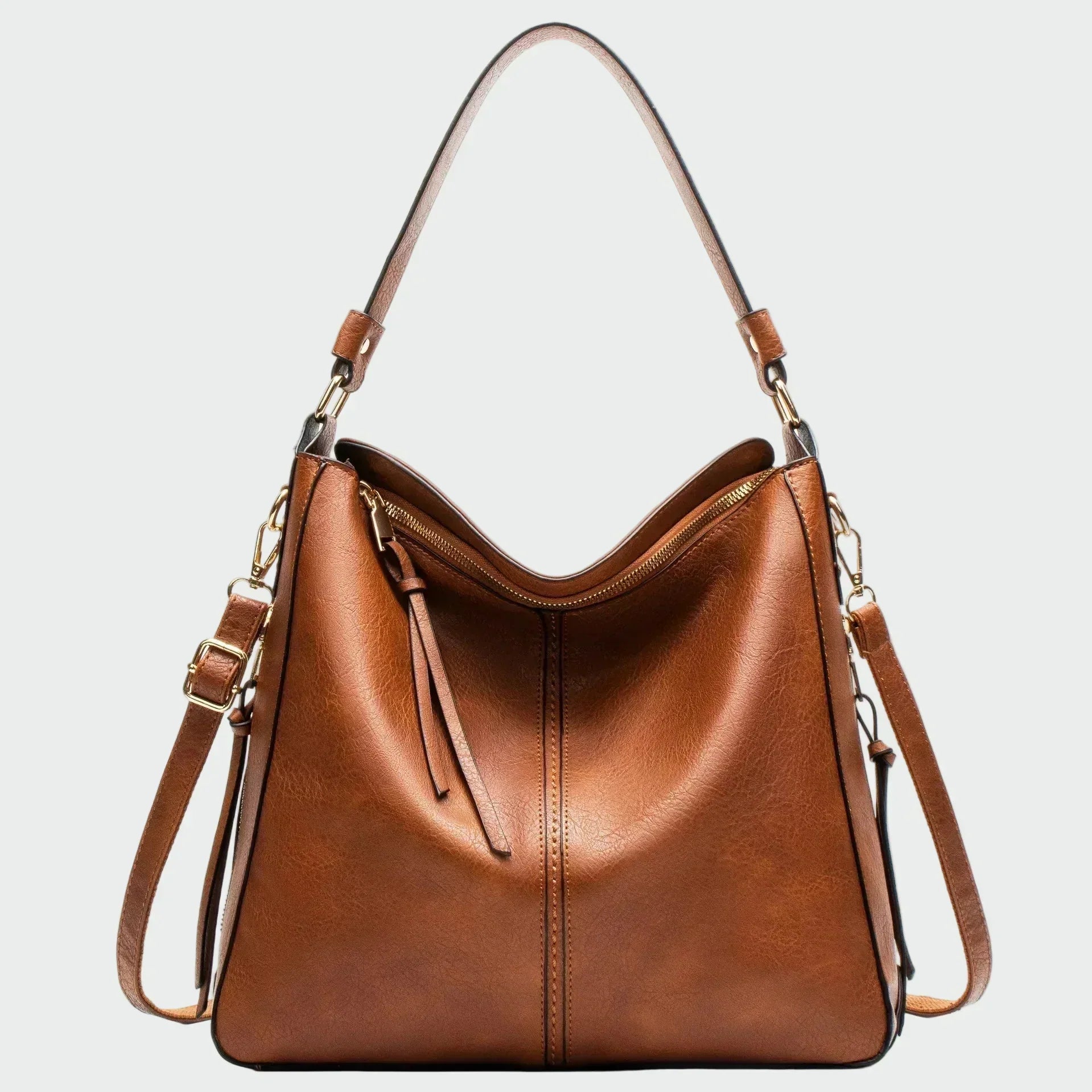 Nóra | Elegantna crna torbica sa zlatnim detaljima