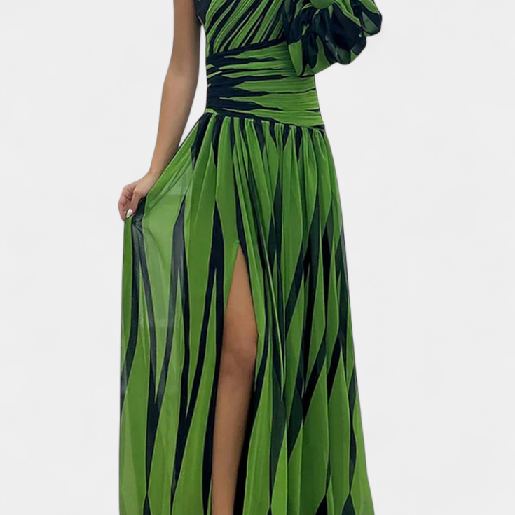 Valentina Elegant Maxi Haljina s Jednim Ramenom