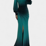 Silviana Ombre Maxi Haljina s Otkritim Ramena