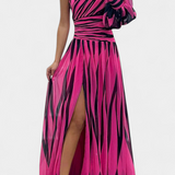 Valentina Elegant Maxi Haljina s Jednim Ramenom