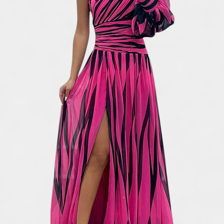 Valentina Elegant Maxi Haljina s Jednim Ramenom