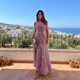 Leonor | Elegantna plisirana haljina s volanima