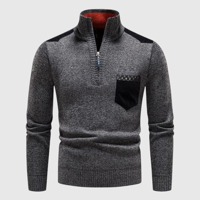 Zsolt | Vuna Men's Zippered Sweater