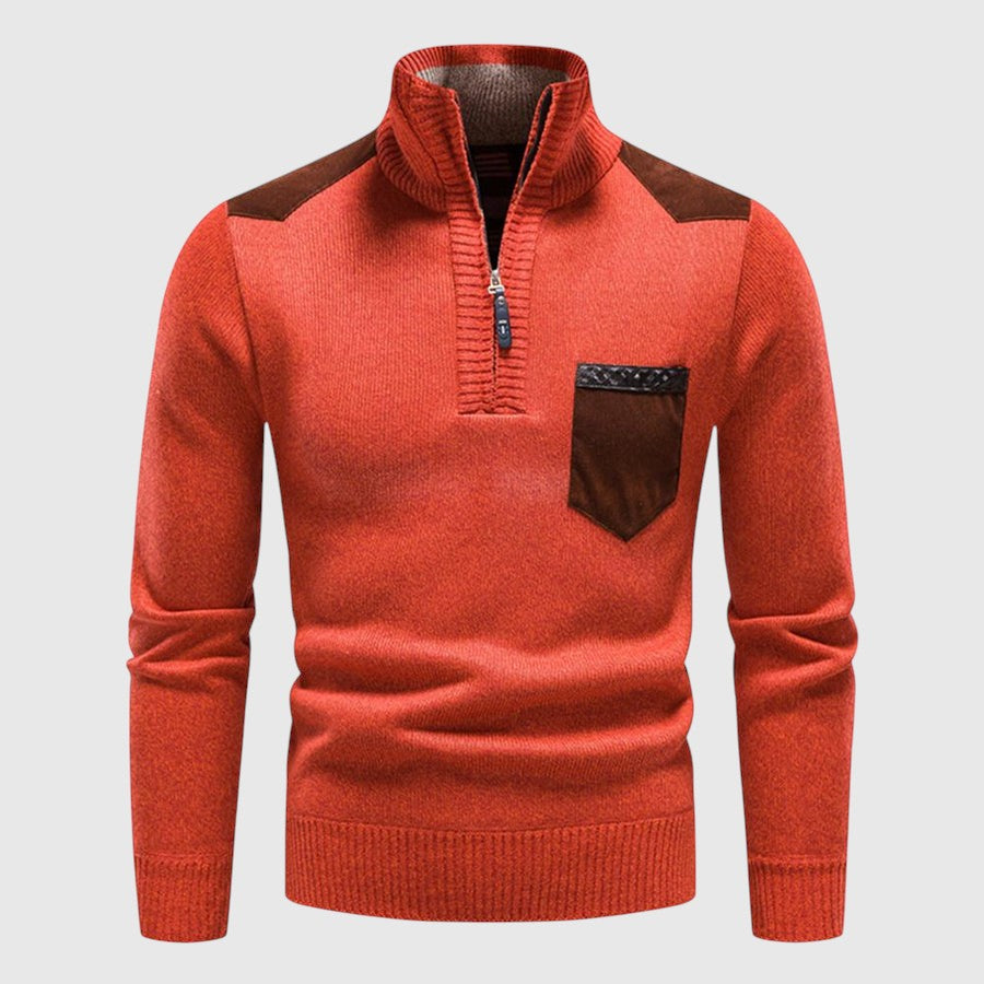 Zsolt | Vuna Men's Zippered Sweater