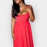 A-Line Midi Dress