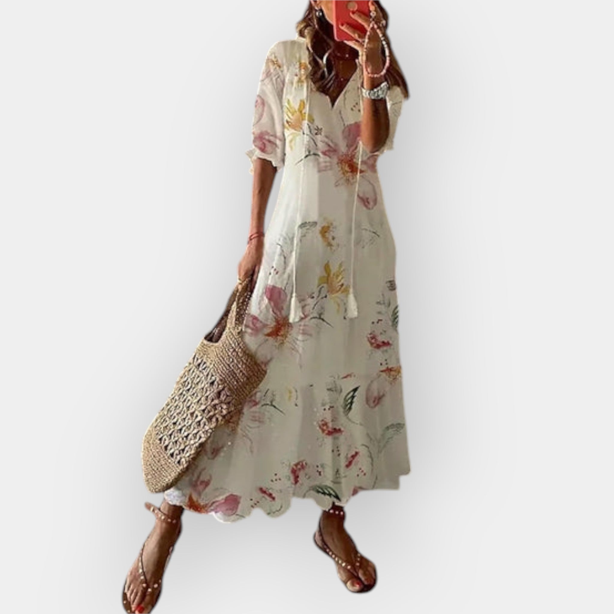 Boho Maxi Haljina s Posebnim Šarmom