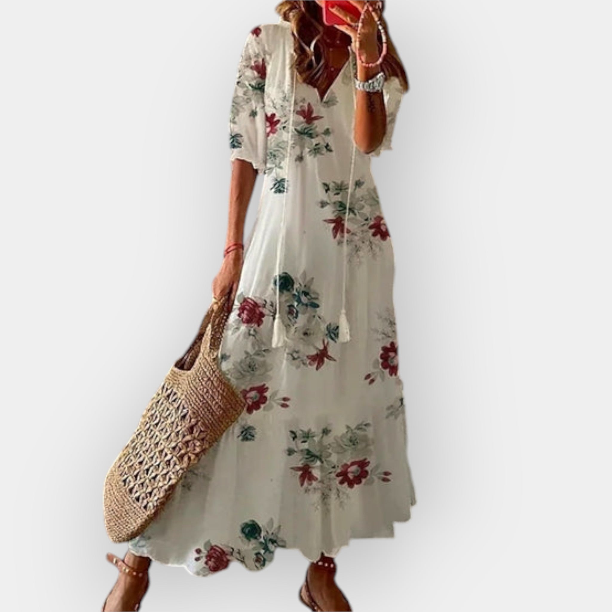 Boho Maxi Haljina s Posebnim Šarmom